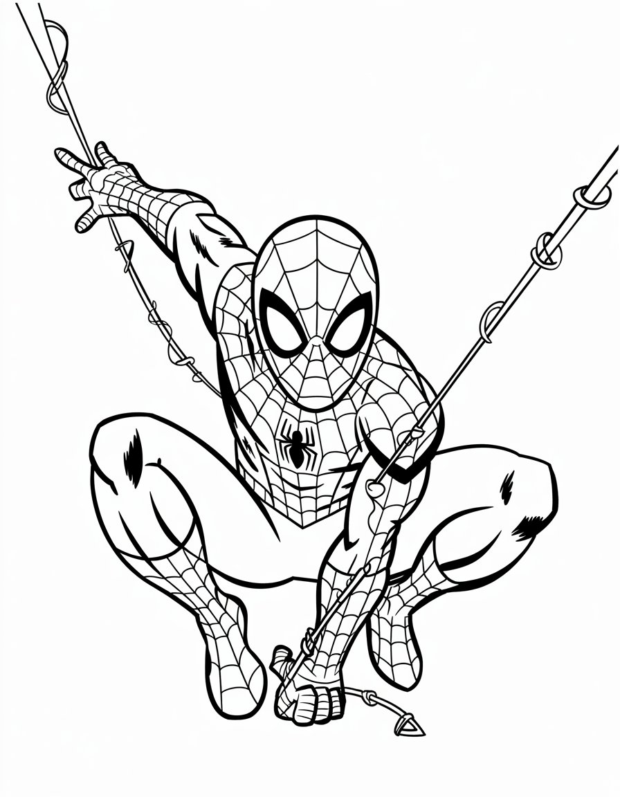 Spider-Man in Action Pose